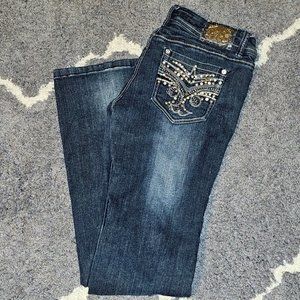 Miss Chic MC1612C Jeans Med Wash Fade‎ Women's 5